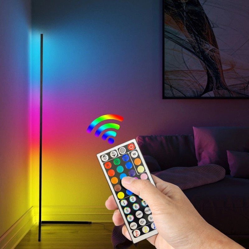 Đèn Góc Tường Corner Light RGB Led Dài 1M5 - Cảm ứng theo nhạc - Kèm remote, 20 màu, nhiều chế độ nháy đèn, siêu nhẹ