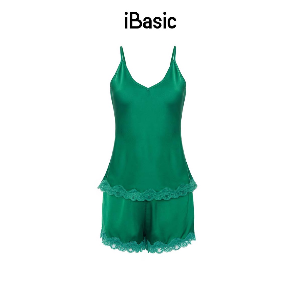 Bộ đồ mặc nhà satin iBasic HOMY015