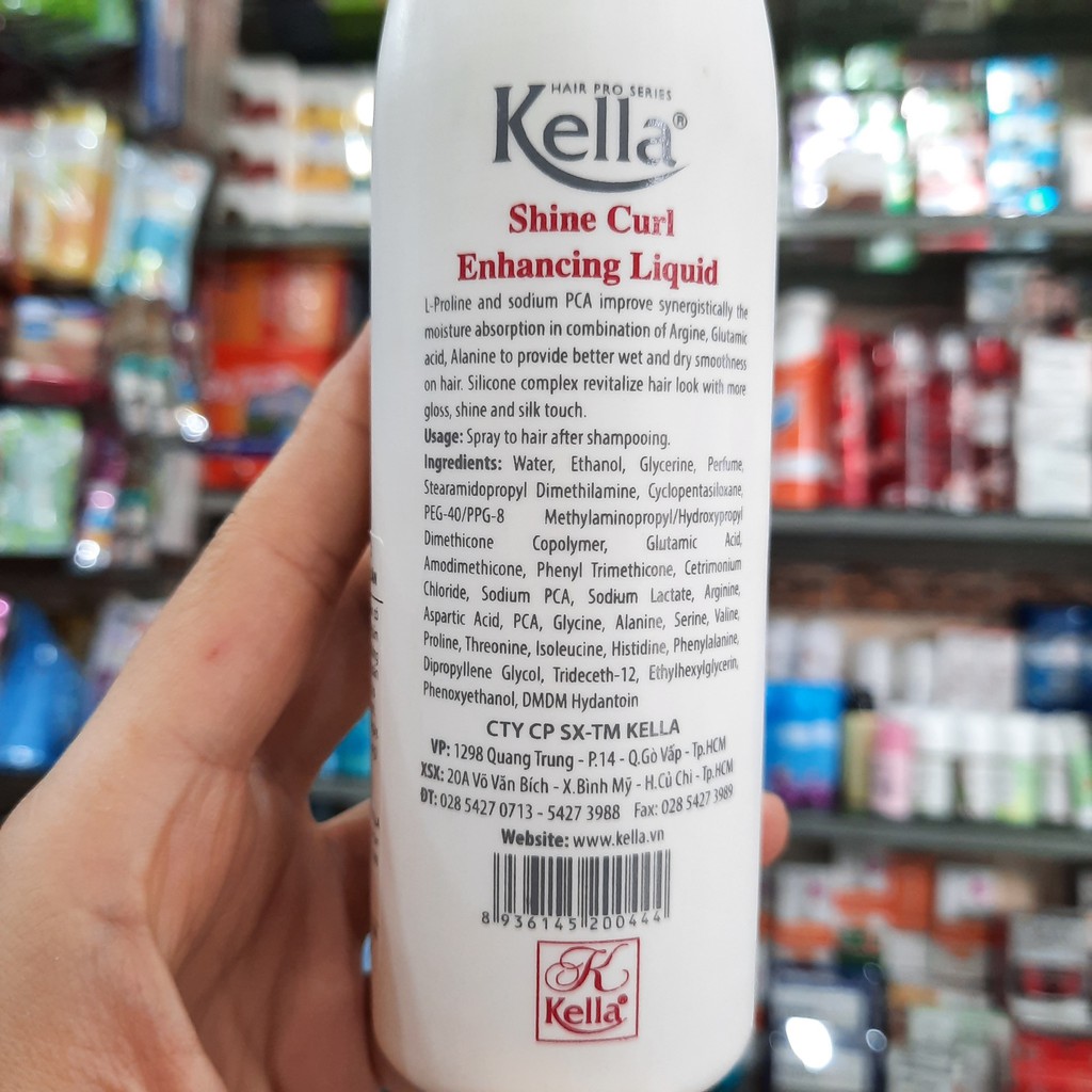 Sữa dinh dưỡng dành cho tóc uốn xoăn Kella 200ml