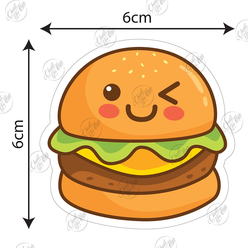 Combo 25/50/100 sticker hình dán chủ đề Kawaii NHÂN HÓA ngộ nghĩnh cực dễ thương chống nước dán điện thoại,...