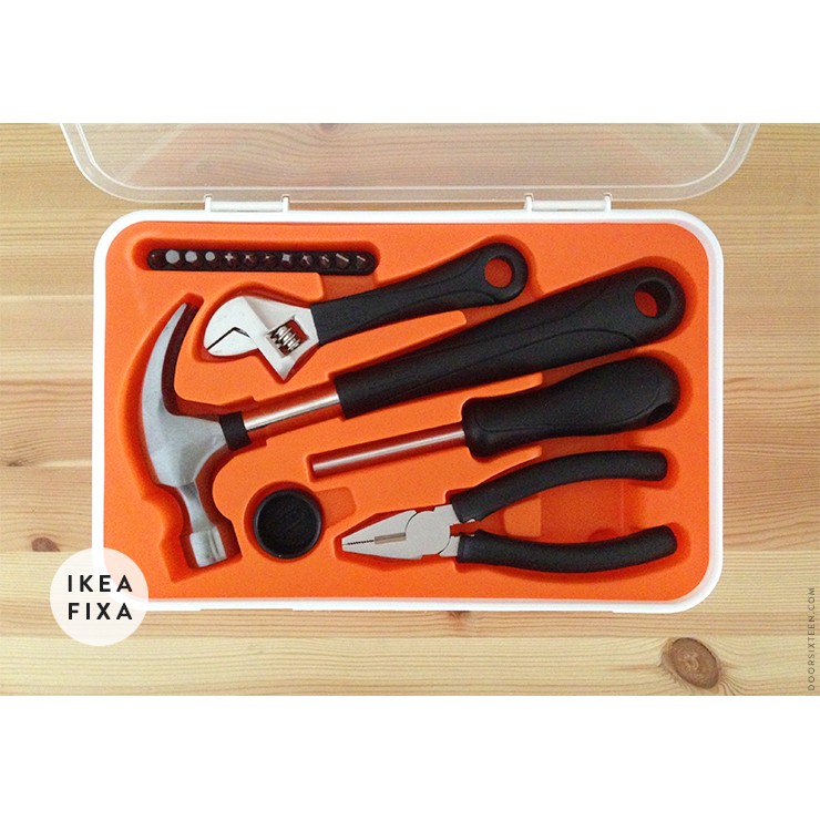 BỘ 17 DỤNG CỤ CƠ KHÍ FIXA IKEA