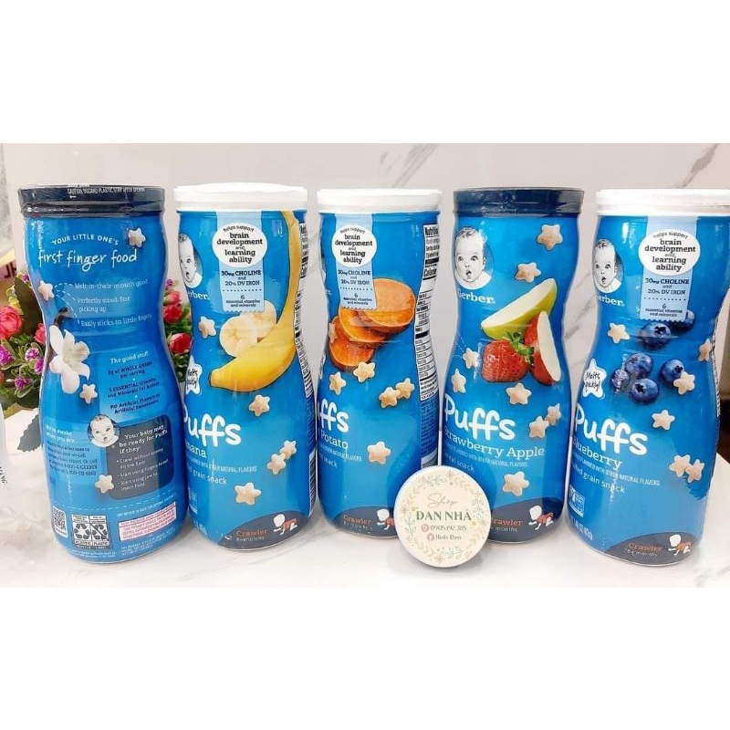 Bánh Gerber Puffs Mỹ