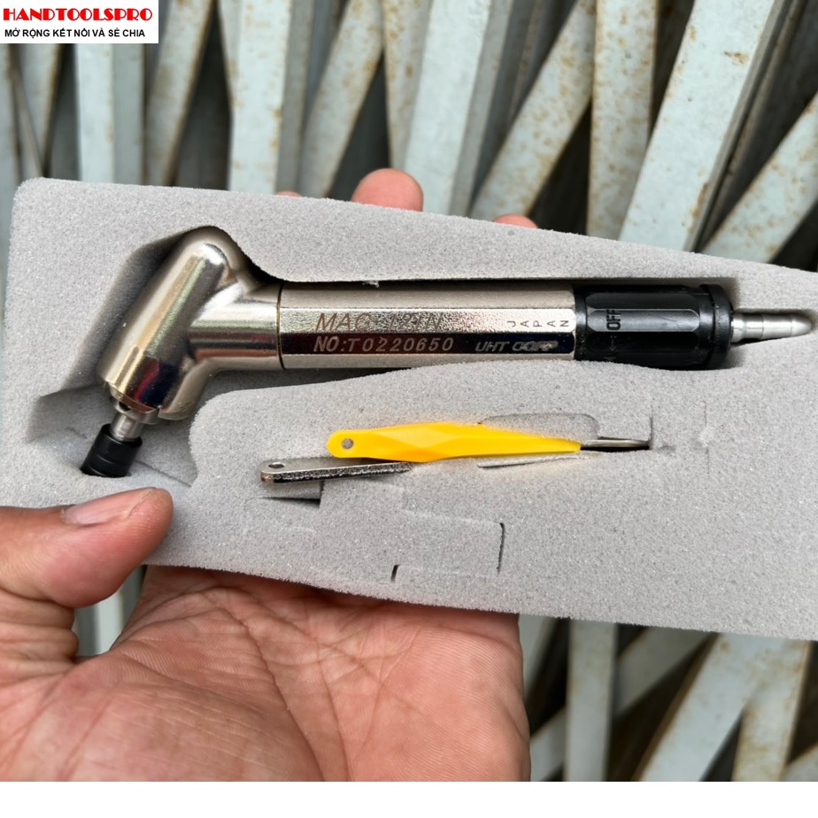 Bộ máy mài hơi cong 120 độ UHT MAG-121N