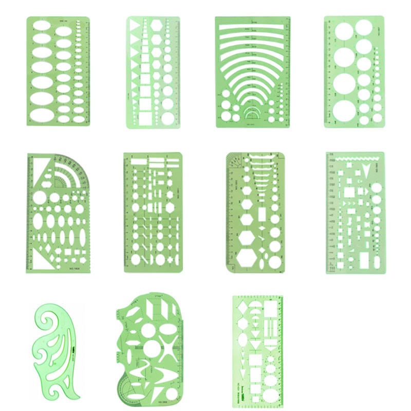 Thước Vẽ Hình Học DIY Sáng Tạo Cho Bé