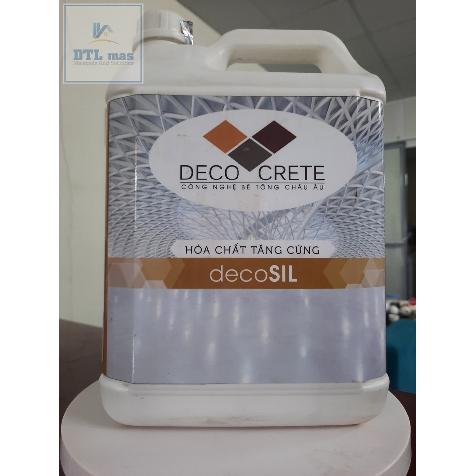 Lớp phủ chống bụi sàn bê tông , tăng cứng bề mặt bê tông - DECOsil - Chai 1 kg