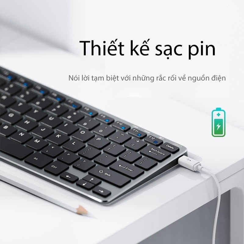 Bàn Phím Chuột Mini YINOIAO KB-1 Pin Sạc Và K108 Pin AA Kết Nối Bluetooth USB 2.4 Dùng Cho Smartphone Máy Tính Laptop