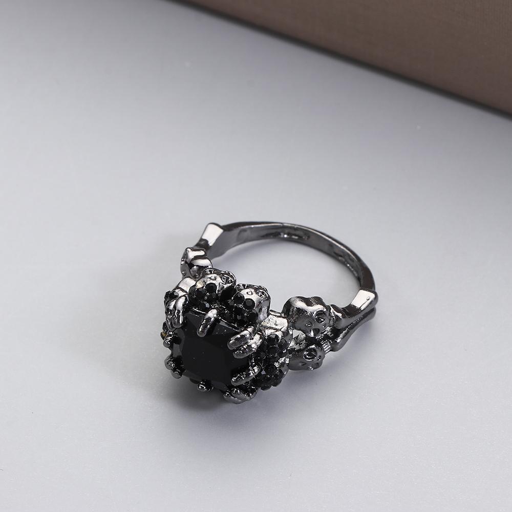 ORIENTLII Nhẫn HìNh ĐầU Lâu Halloween ThờI Trang