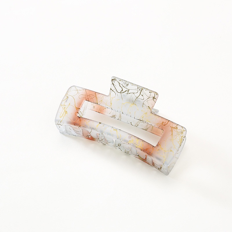 Kẹp tóc càng cua cỡ lớn thiết kế hình học phong cách cổ điển thời trang cho nữ