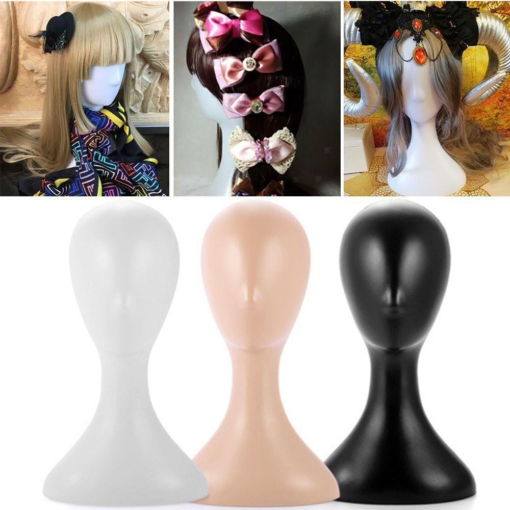 Danilo Đầu Nhựa Trưng Bày Tóc Giả / Mắt Kính / Nón Màu Đen Phong Cách Trừu Tượng