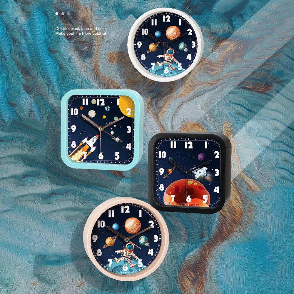 Đồng Hồ Báo Thức Họa Tiết Phi Hành Gia Hoạt Hình Dùng Pin Cho Trẻ Em|Phụ Kiện Trang Trí Nội Thất Xinh Xắn Chất Lượng