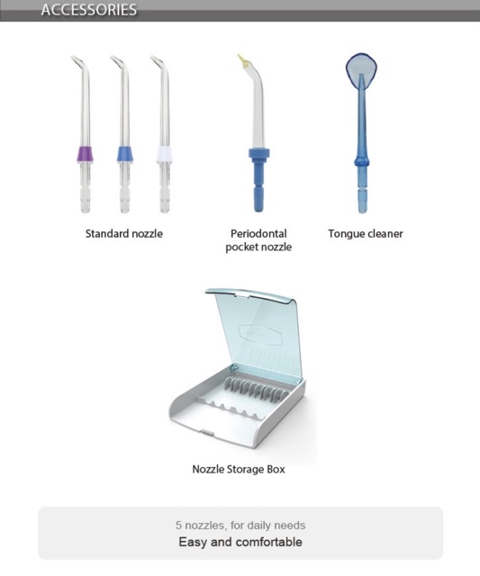 Máy tăm nước waterpulse V660 vệ sinh răng miệng có chức năng massa