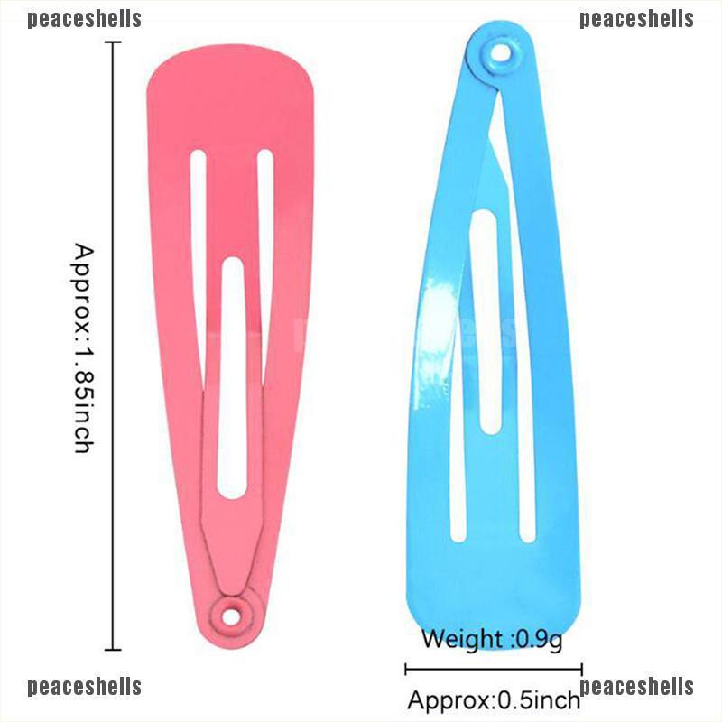 Set 20 Kẹp Tóc Màu Kẹo Ngọt Dành Cho Bé Gái