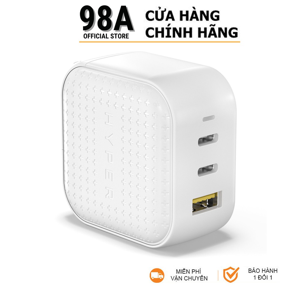 Sạc đa cổng Hyperjuice GaN 66W Charger Smallest - Nhỏ nhất thế giới (HJ265) - Hàng Chính Hãng