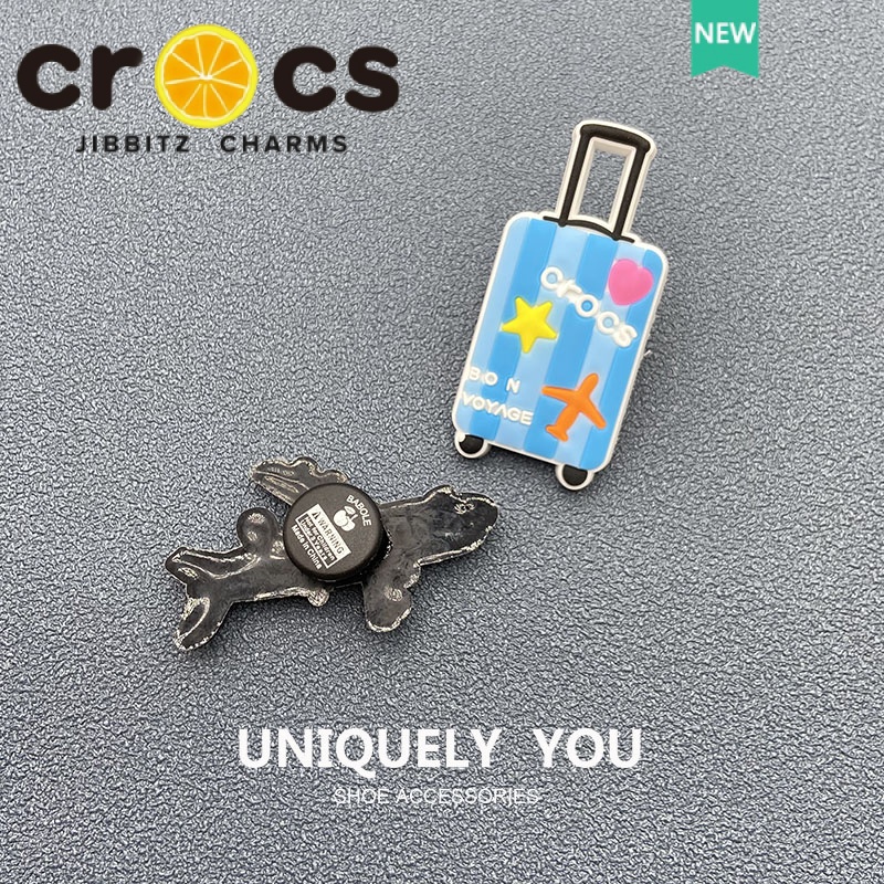 Phụ Kiện Trang Trí Vali Du Lịch Hình Giày crocs jibbitz