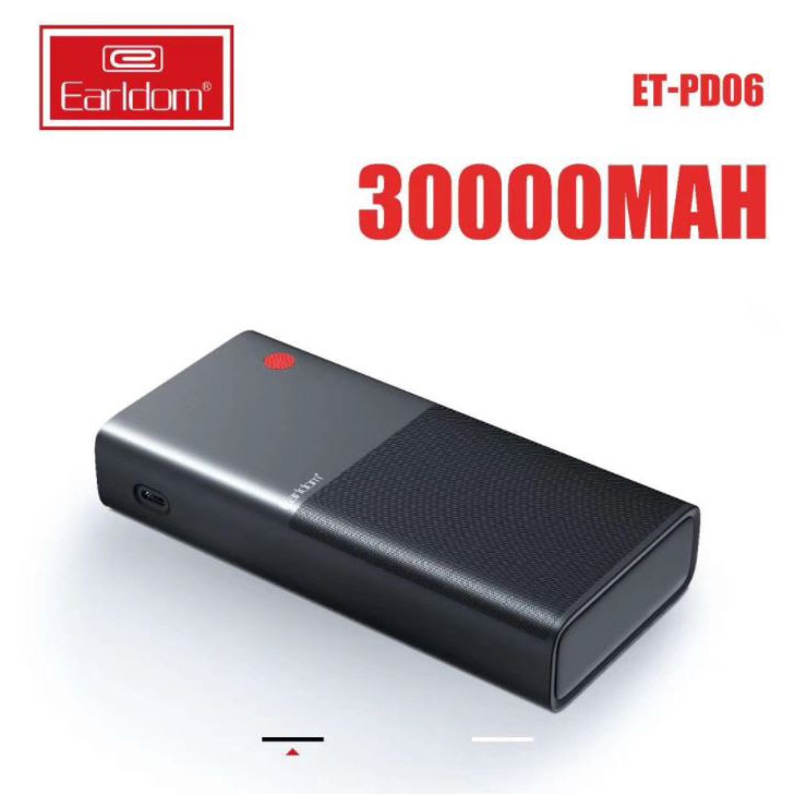 SẠC DỰ PHÒNG SẠC NHANH 30.000MAH EARLDOM PD-06