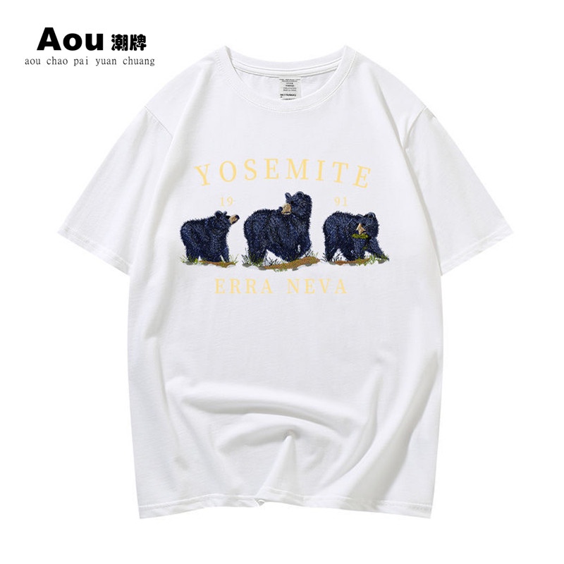 Áo Thun Oversized Chất Liệu Cotton In Họa Tiết Cho Nữ