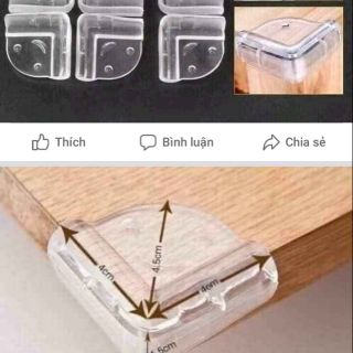 set 4 bịt cạnh bàn vuông