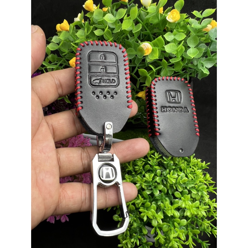 Bọc chìa khóa xe 3 nút HonDa Crv, Hrv, City, Civic, Accord thông minh (smartkey)