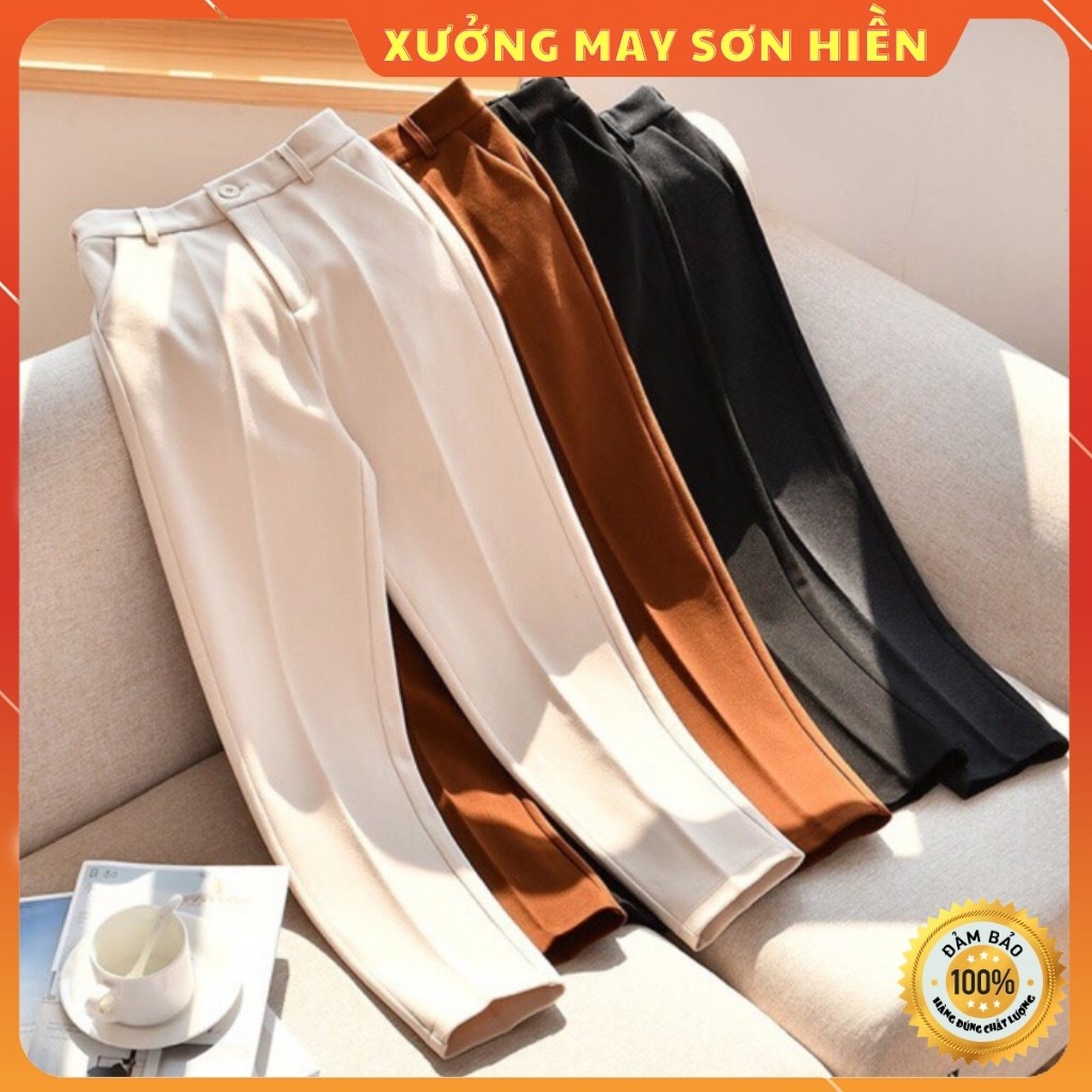 Quần Baggy Công Sở Basic Xưởng May Sơn Hiền MS306