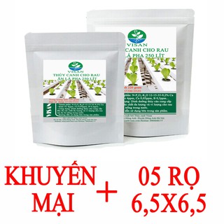 DUNG DỊCH DINH DƯỠNG THỦY CANH ĂN LÁ PHA 250 LÍT