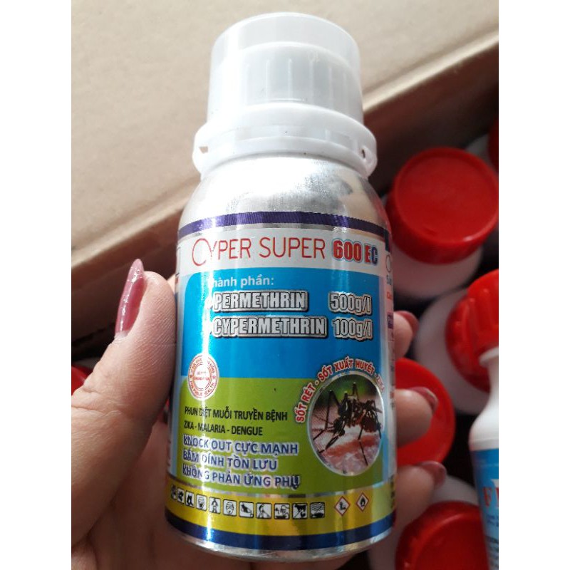 combo 10 lọ phun muỗi CYPER SUPER 600EC