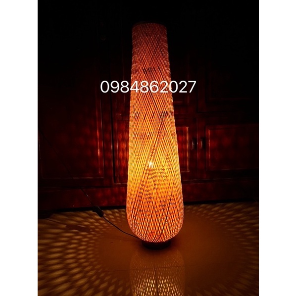 Đèn ngủ mây tre đan, đèn trang trí
