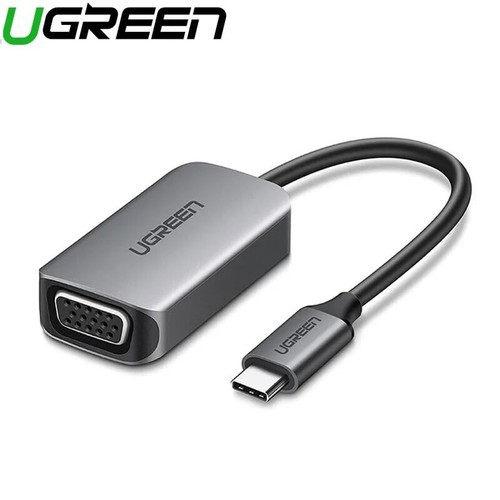 Cáp Chuyển USB Type-C Sang VGA Ugreen 50316 Vỏ Nhôm - Hàng Chính Hãng