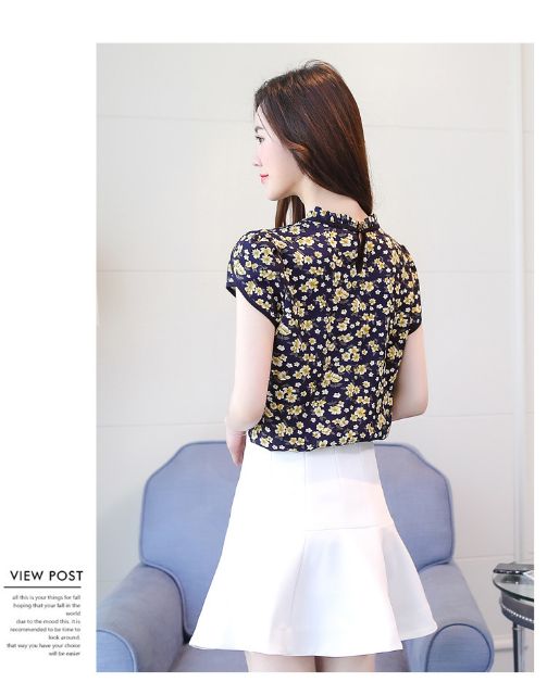 Áo sơ mi voan hàn🌈Freeship🌈 hàng QC đẹp điệu đà, rẻ bèo nhèo. | BigBuy360 - bigbuy360.vn