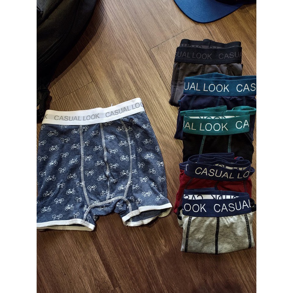 Pack 6 Quần lót nam boxer hằng ngày Vnxk Korea Casual Look cực nhẹ tốt cho nam giới