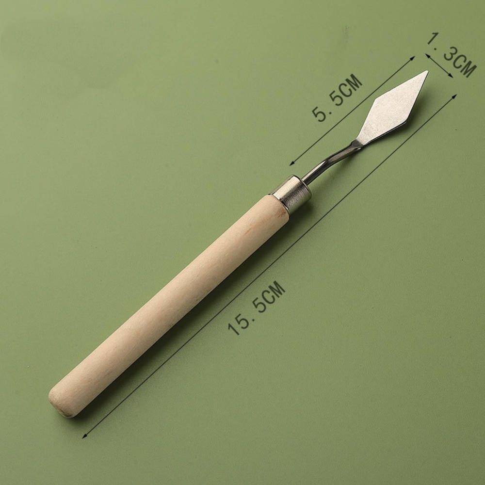 Set 7 Dao Trộn Màu Sơn Dầu Bằng Thép Không Gỉ