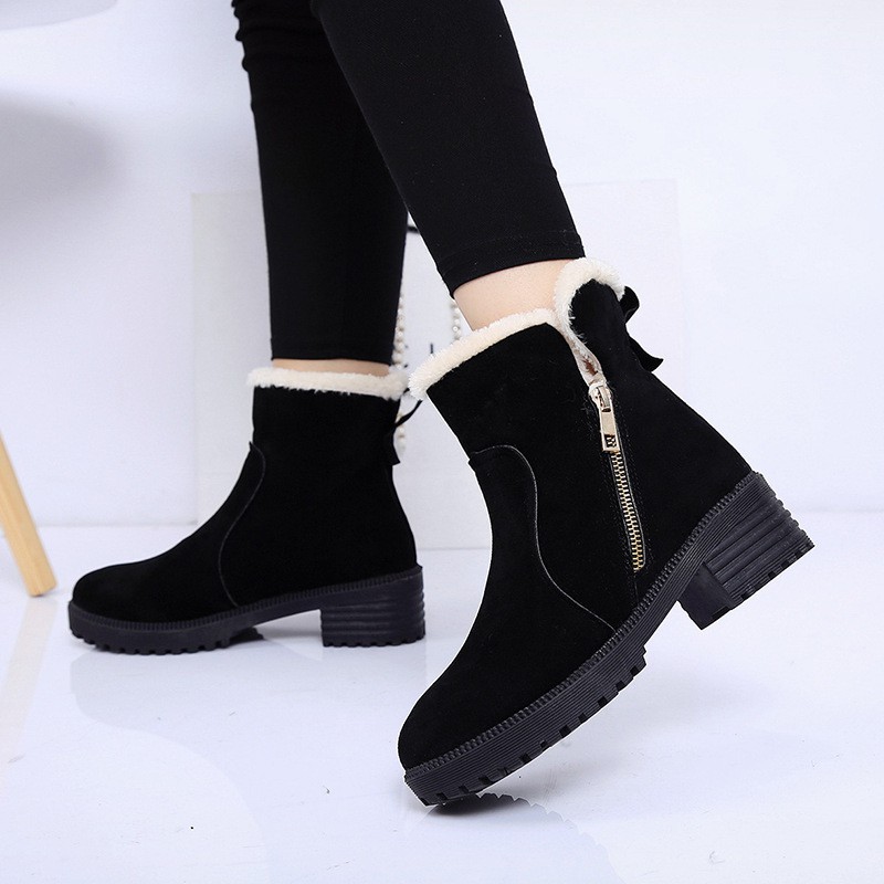 giày boot bốt lót lông