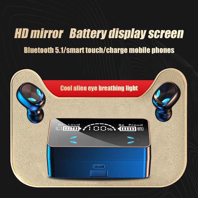 Tai nghe không dây TWS X3 Âm Thanh Siêu Trầm Có Micro 3500mAh Kèm Hộp Sạc Chất Lượng Cao