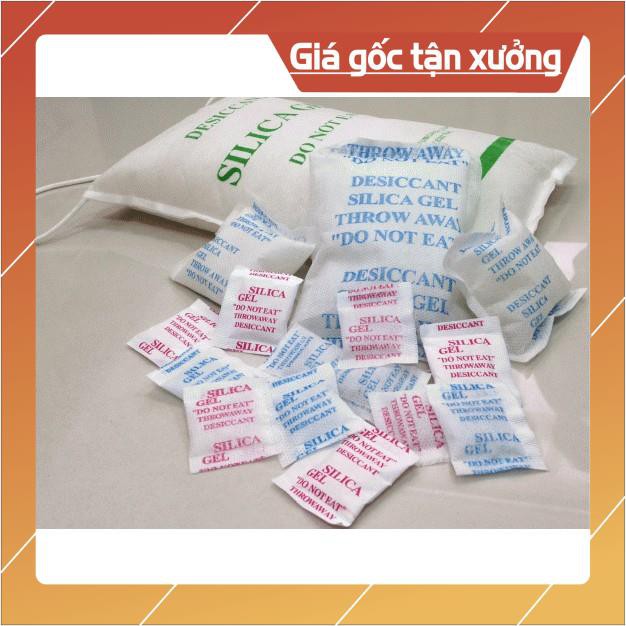 [NEW] Hạt Hút Ẩm Silicagel 100g Bịch 500 gram (5 Gói) sử dụng trong thực phẩm, quần áo, giày dép, khửi mùi hôi