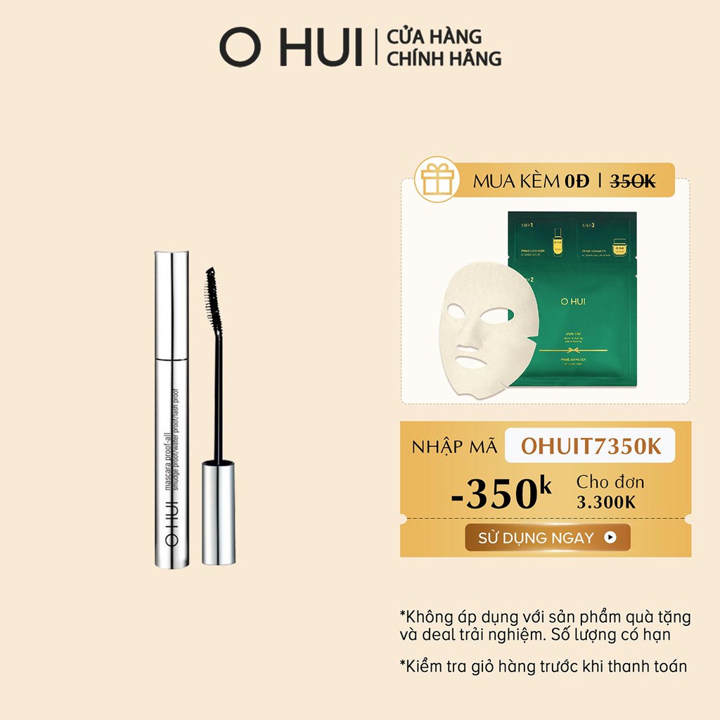 Chuốt Mi O HUI Mascara Proof-All 8ml