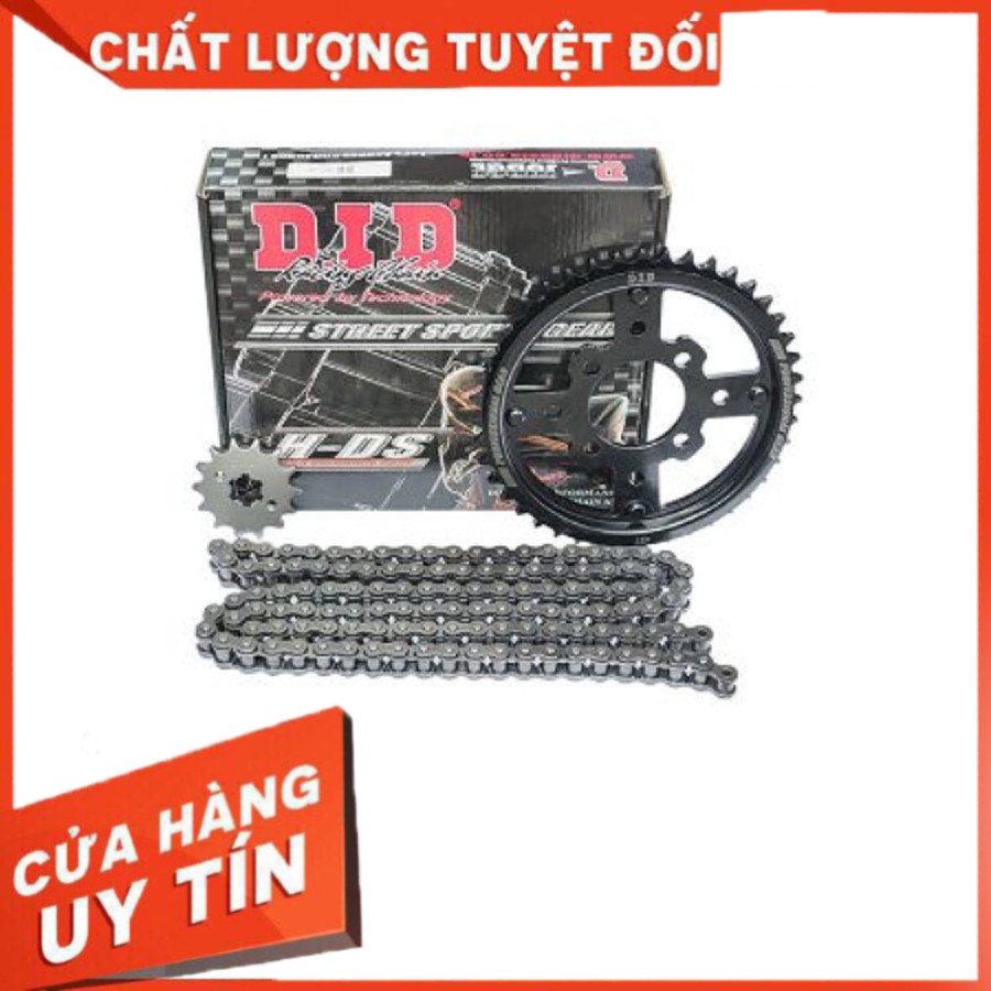 Nhông Sên Dĩa DID HDS Suzuki WINNER 150 428x120L 15Tx44T 10 Ly Thái Lan chính hãng