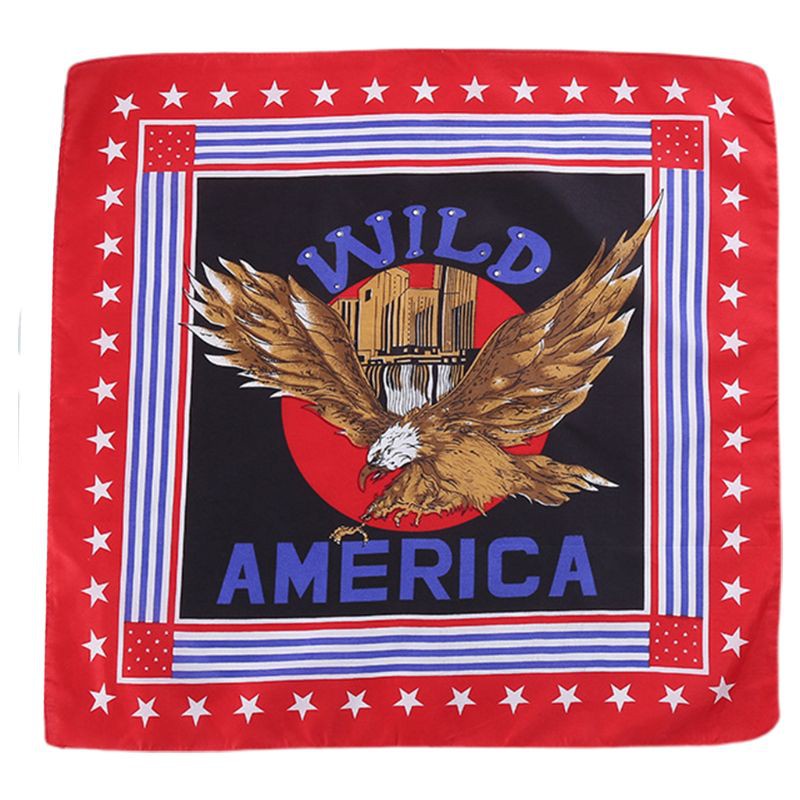 Khăn vuông 54x54cm in nhiều họa tiết cá tính