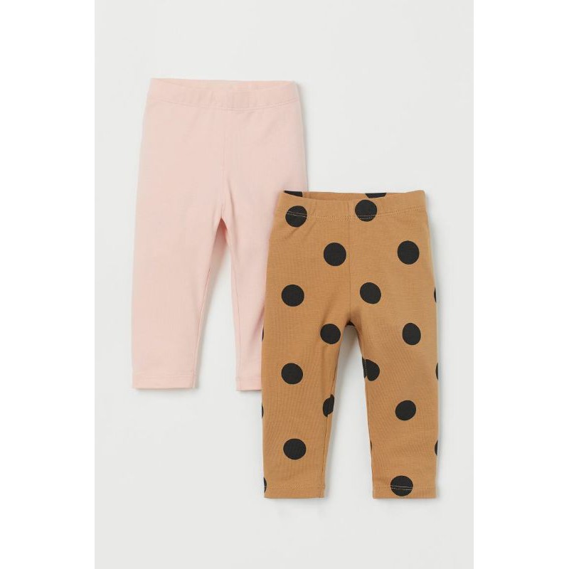 Set 2 legging bé gái H.M UK A.uth size 9/12m đến 2/3y