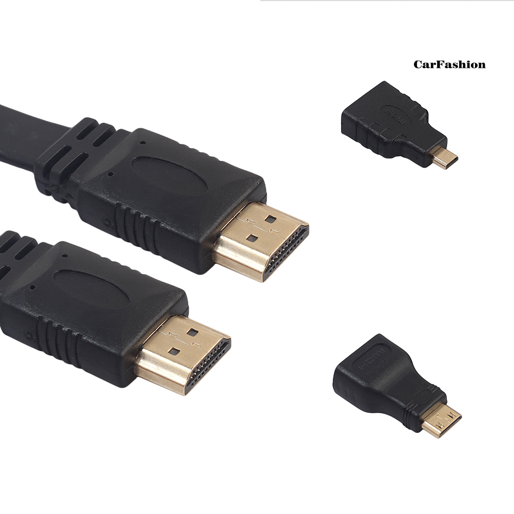 CDNP_1.5M 1080P HD Cable HDMI-compatible to Mini Micro Adaptor Kit Set for Android Tablet PC TV