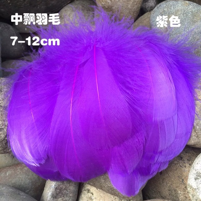 Lông vũ đủ màu kt 7-12cm