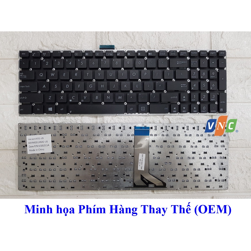 Bàn phím laptop Asus X555U X555UF X555UJ X555UA Keyboard NEW