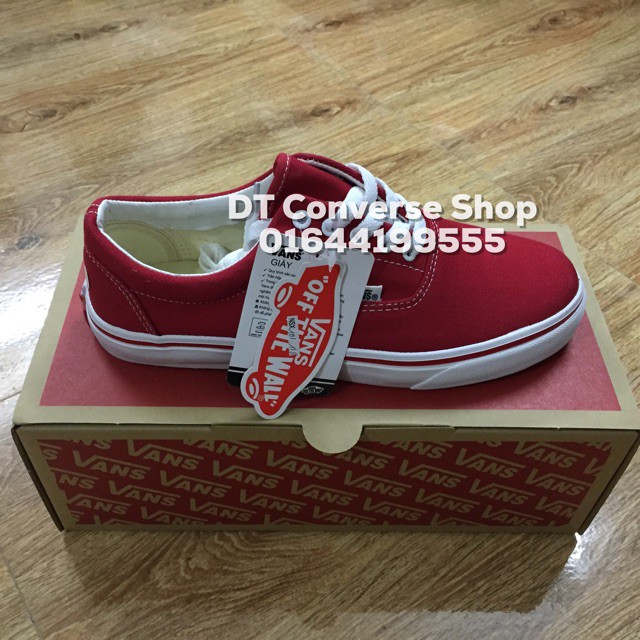 🔥[FULL BOX] Giày Vans classic đỏ cổ mút nam nữ.🔥