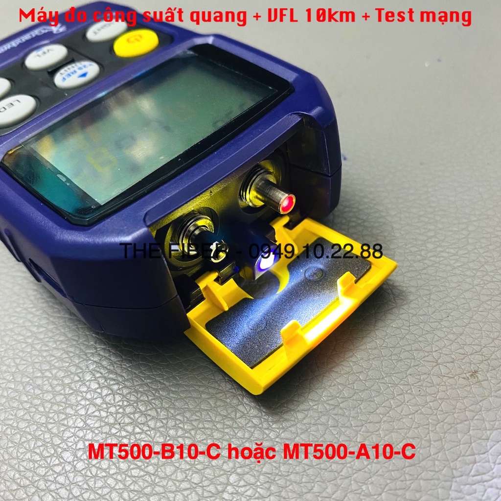 Máy đo công suất quang + VFL 10km + Test mạng MT500-A10-C MT500-B10-C Grandway