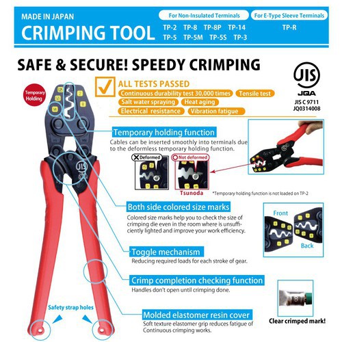 Kìm bấm cos Tsunoda 10 inch TP-14