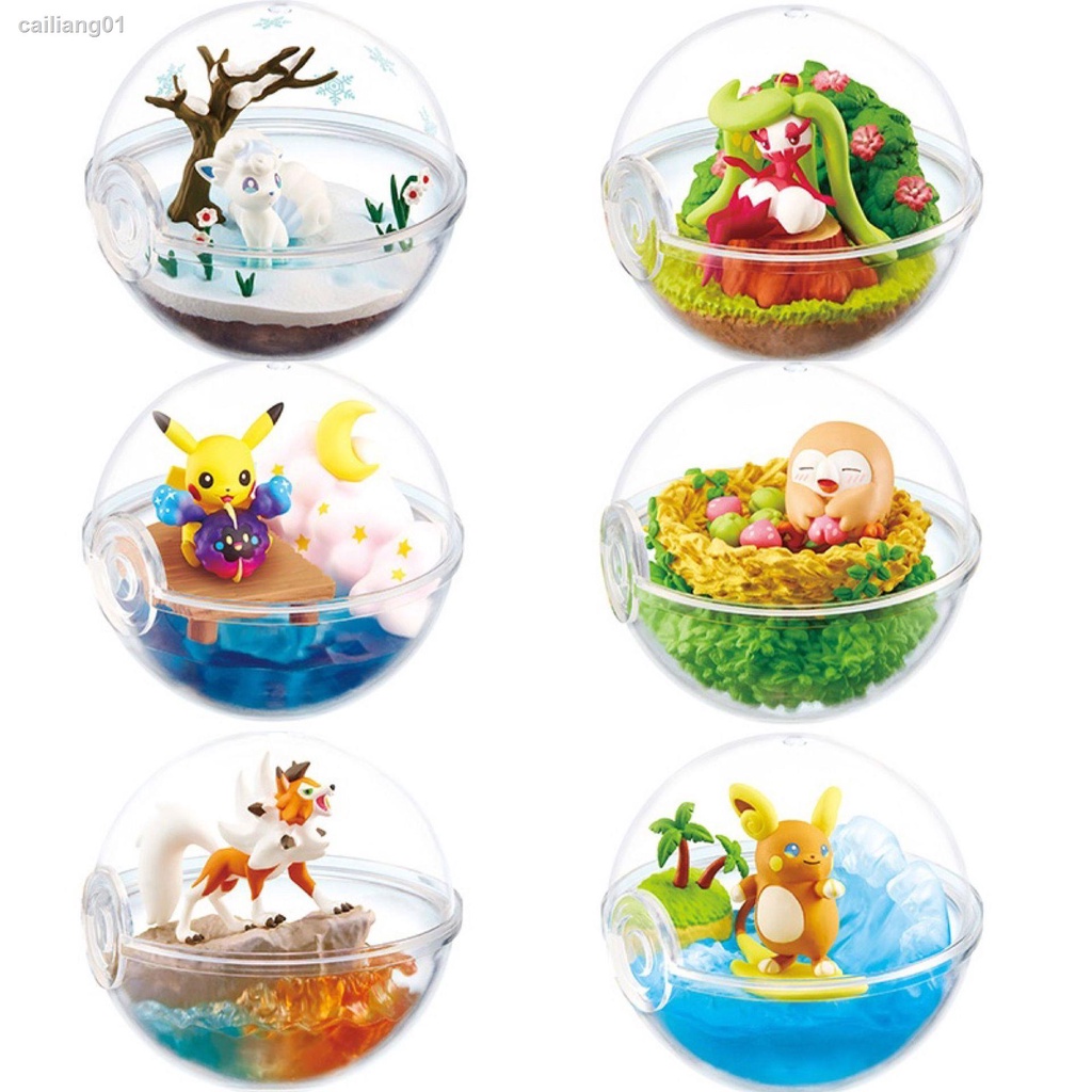₪Hộp Quả Cầu Pha Lê Mô Hình Pokemon Thế Hệ 9 Để Bàn Trang Trí