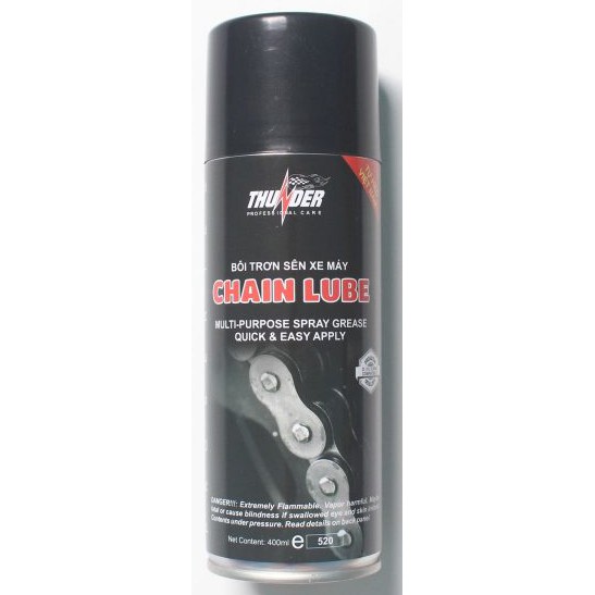 Xịt dưỡng sên Thunder Chain Lube 400ml HTB06