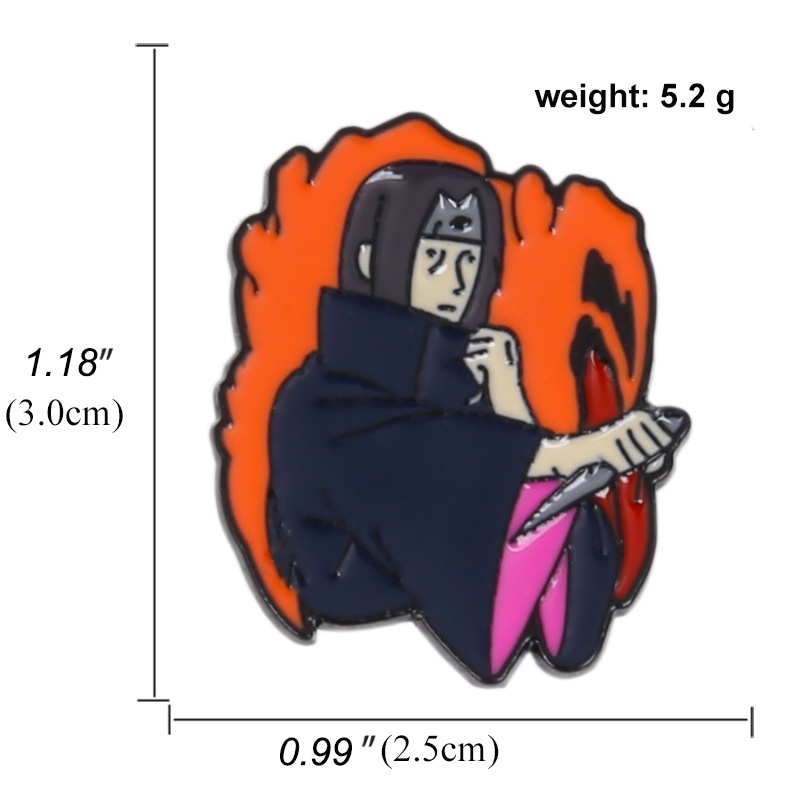Ghim Cài Áo Hình Hoạt Hình Naruto Đáng Yêu
