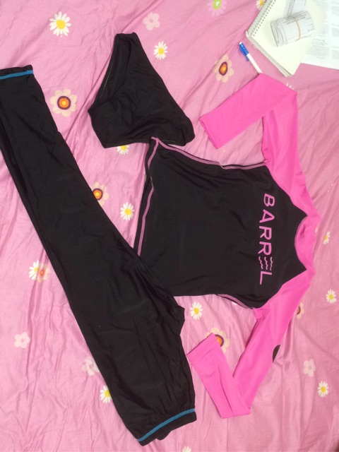 (có sẵn) Bikini Đồ bơi dài tay quần dài BARREL tay hồng_8019 | BigBuy360 - bigbuy360.vn