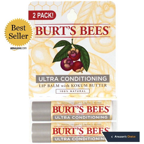 💄Son dưỡng môi sáp ong 100% hữu cơ thiên nhiên Burt's Bees Moisturizing Lip Balm organic an toàn cho bà bầu và trẻ em💄