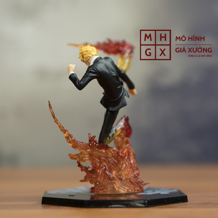 Mô hình One Piece Sanji F.zero hàng cao cấp đế có chữ cao 16-18cm có  2 hiệu ứng chiến đấu đặc biệt , figure One Piece