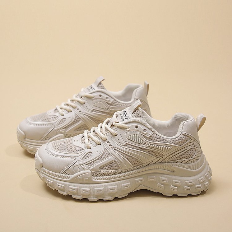 Giày MWC 0723 - Giày Thể Thao Nữ, Sneaker Da Siêu Êm Chân Đế Độn 4CM Hot Trend